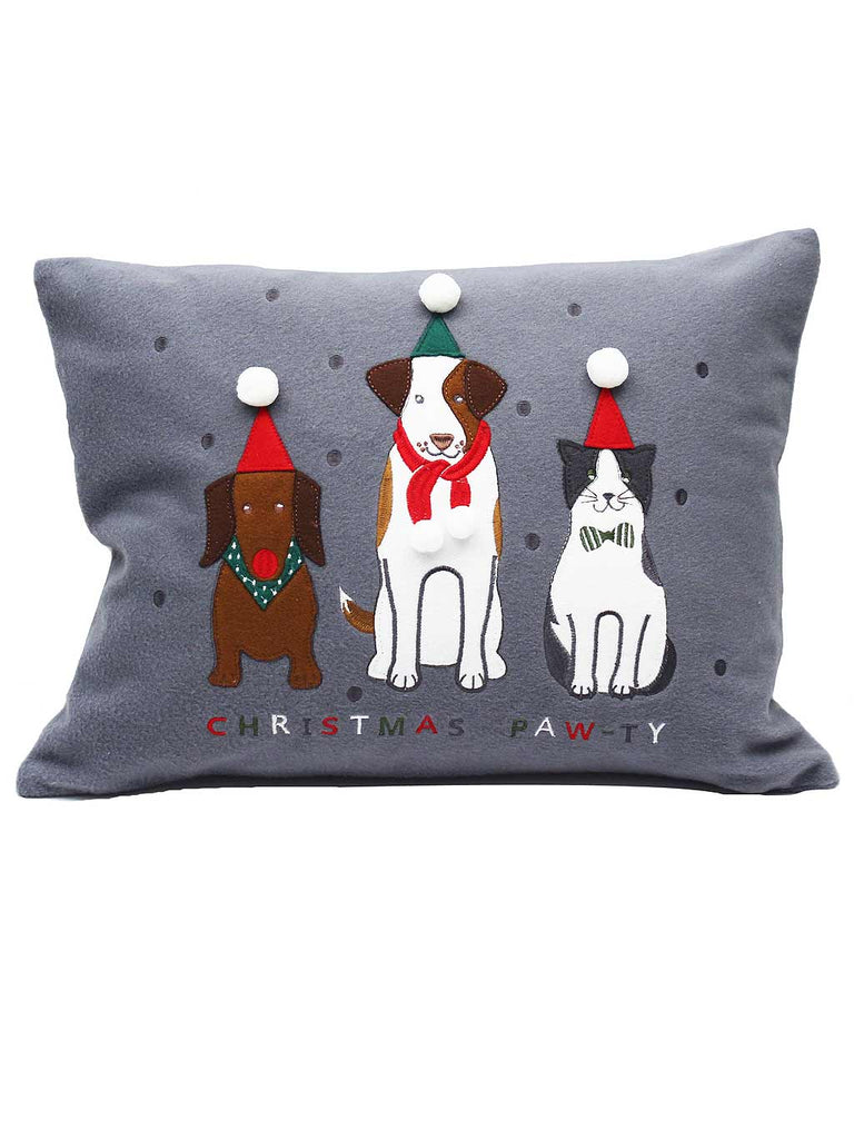 Christmas Pawty Cushion