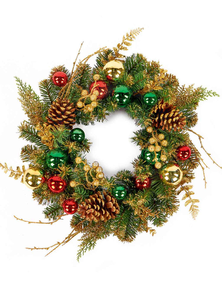 50cm Cosy Cabin Wreath