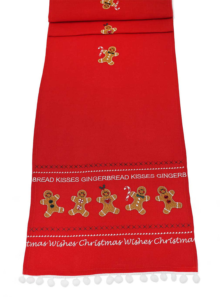 Gingerbread Kisses 14" x 75" Table Runner