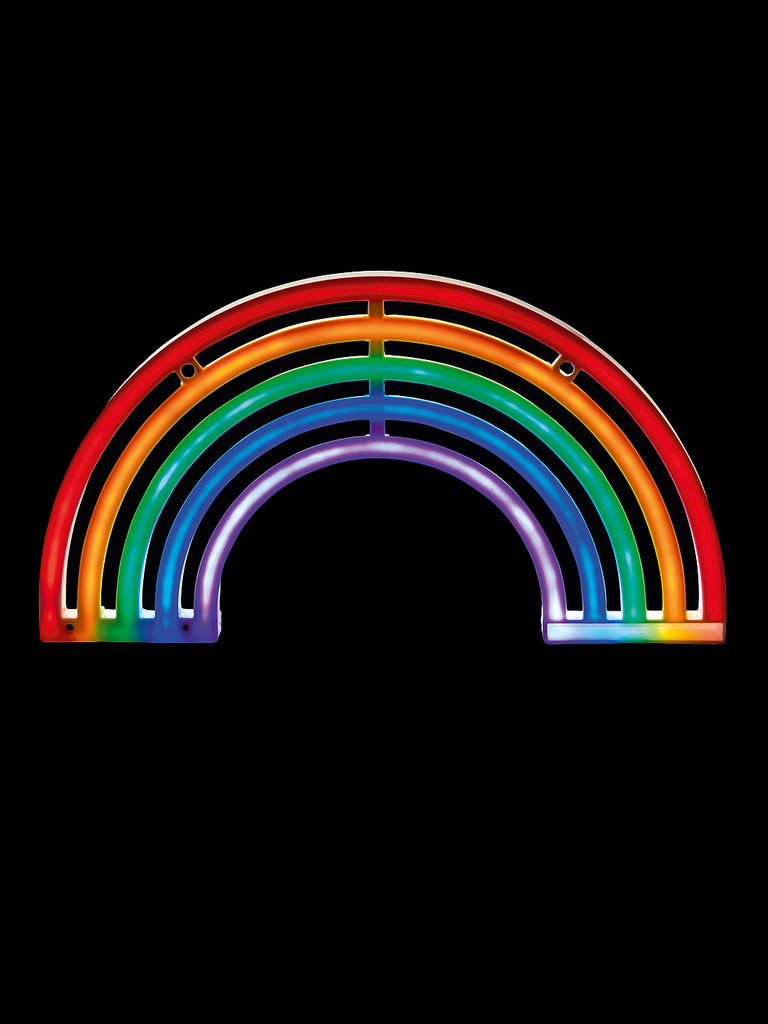 30x16cm Battery Operated Rainbow Neon Light