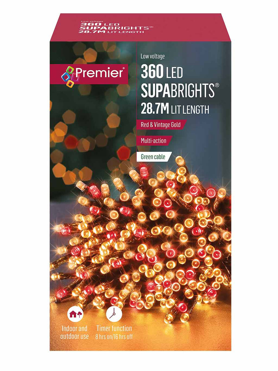 360 LED Multi-Action Supabrights with Timer – Seasons Christmas Outlet