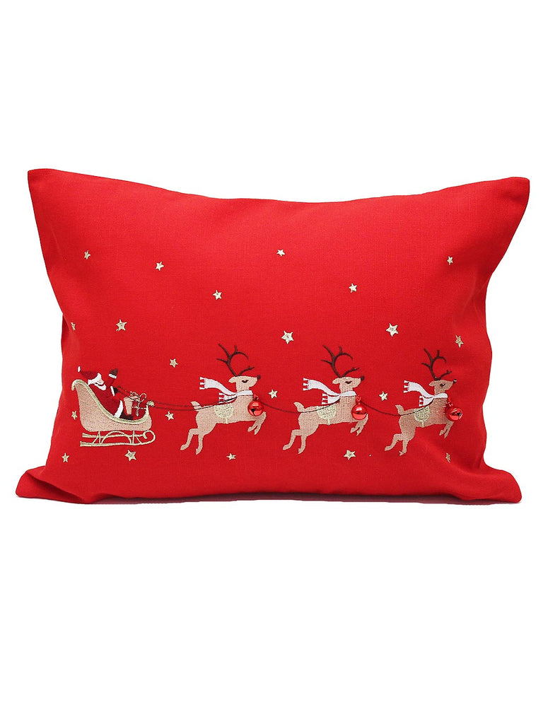 Night Flight Cushion - Red