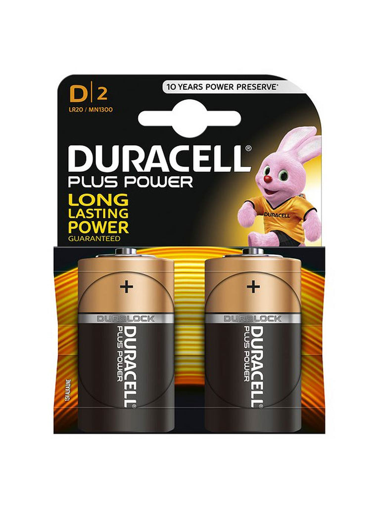Duracell D 2pk Batteries - Plus Power