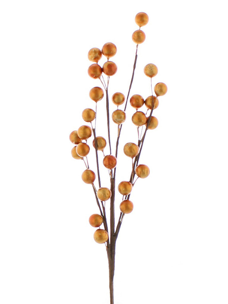 40cm Copper Berry Spray