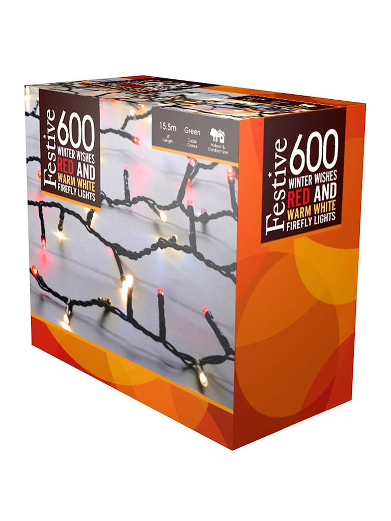 600 LED Firefly Lights - Winter Wishes