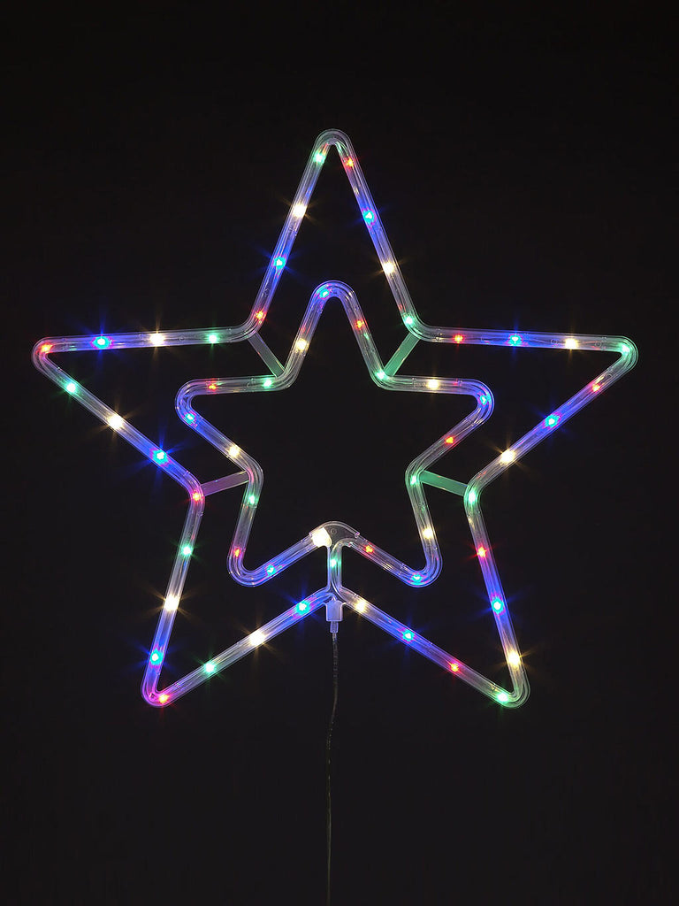 55cm Star Silhouette Multi Coloured