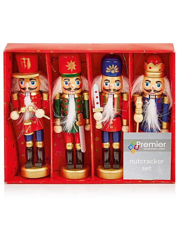 12.5cm 4pc Nutcracker Set