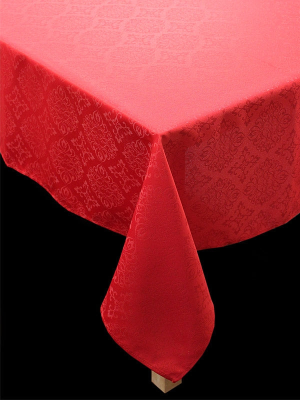 53” x 88” Darcy Table Cloth - Red
