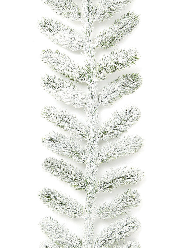 1.8M (6ft) PE Flocked Christmas Garland