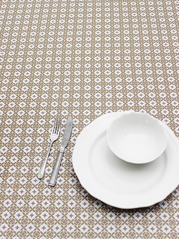 55" x 86" Lila Tablecloth - Gold