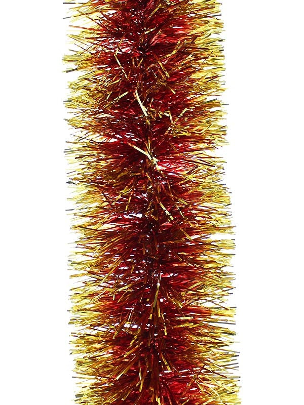 200cm x 12.5cm Red Graduated Tinsel