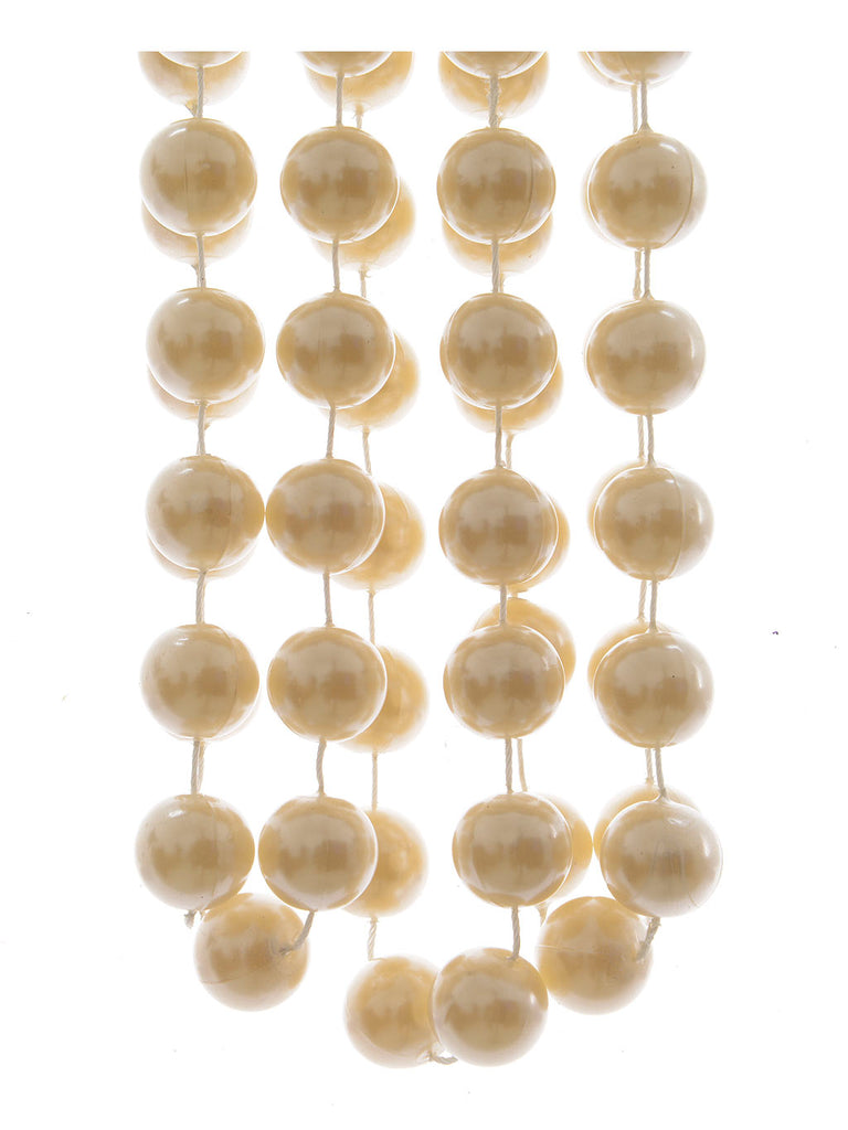 2.7M Plastic Bead XXL Garland - Cream