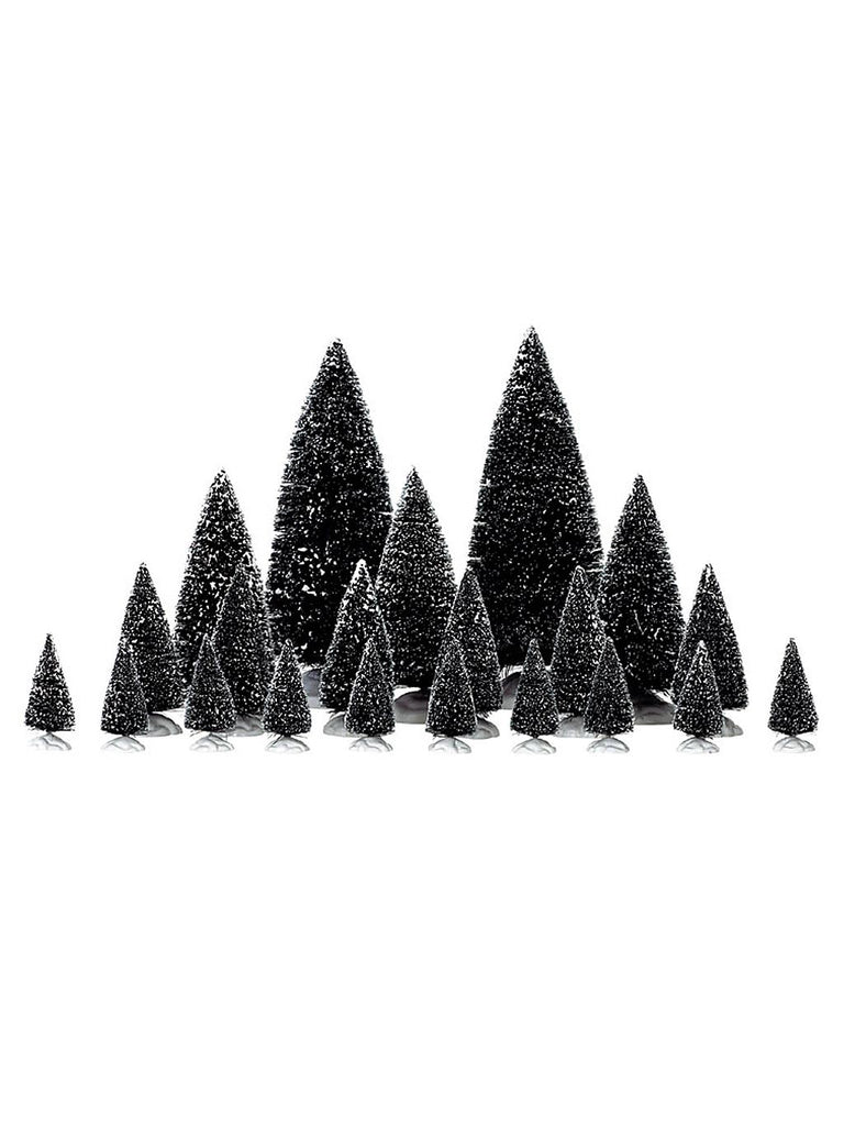 Assorted Pine Trees, Set of 21