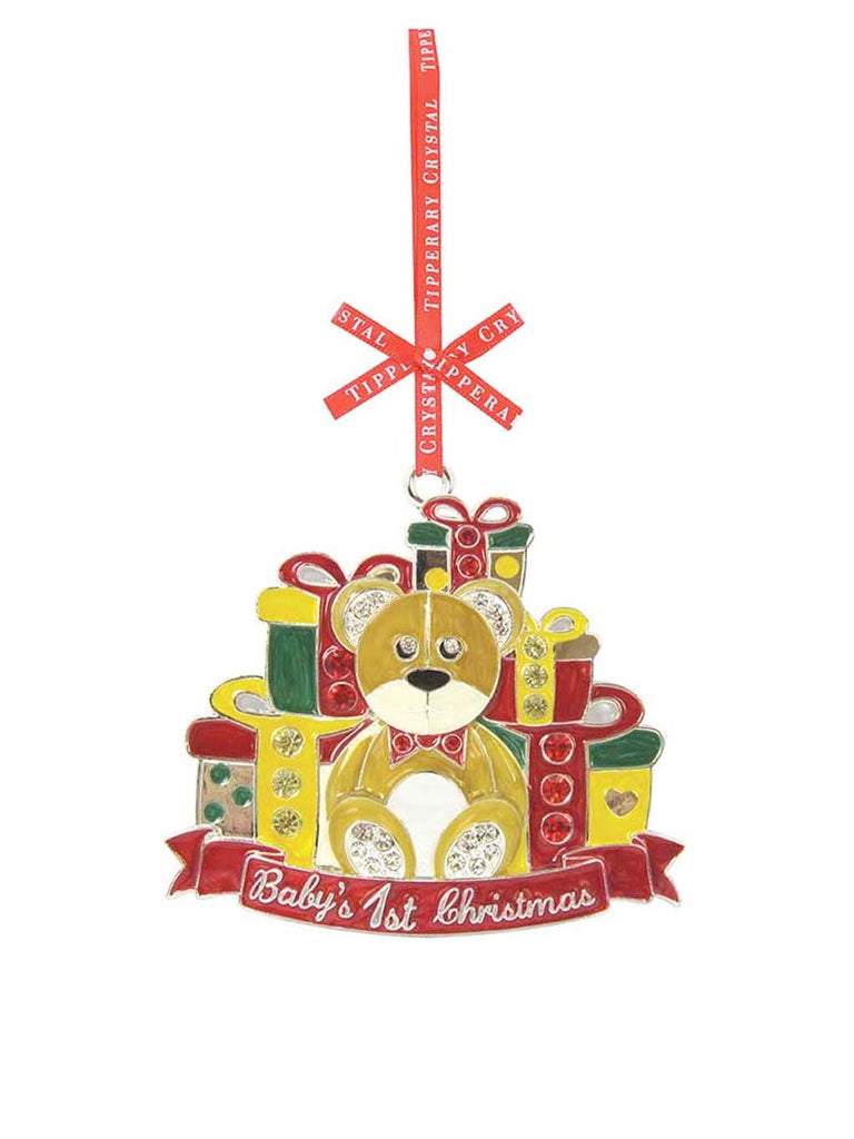 Sparkle Baby's First Xmas Presents Decoration