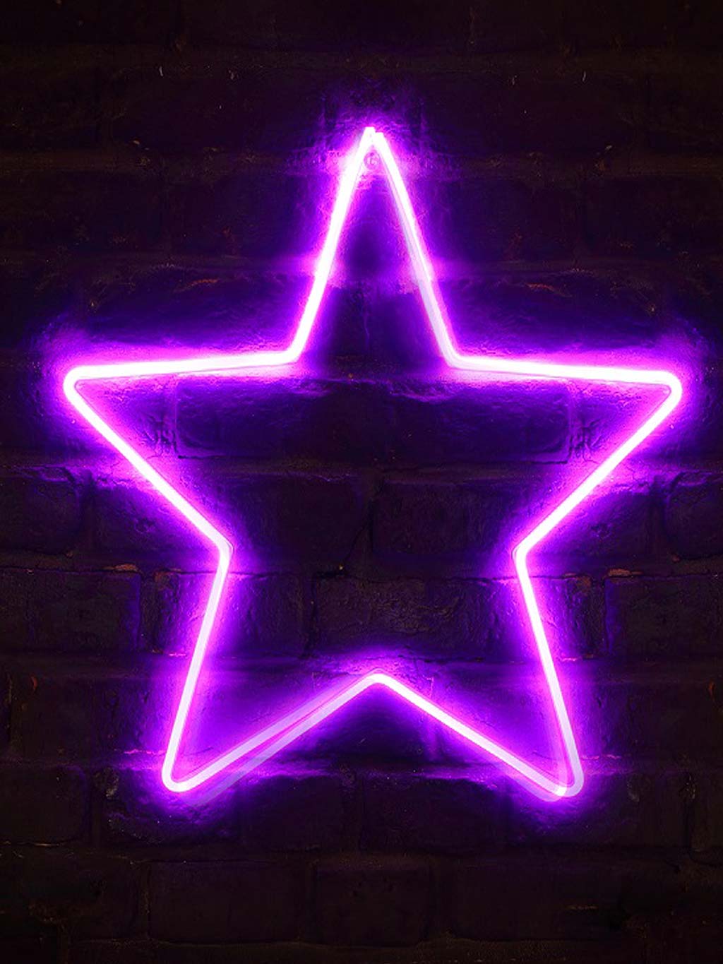 Neon christmas outlet star light