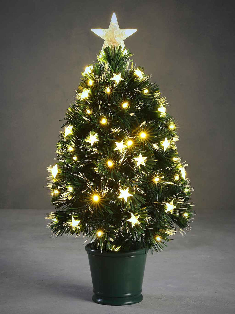 60cm (2ft) Mercury Fibre Optic Tree with Warm White LEDs