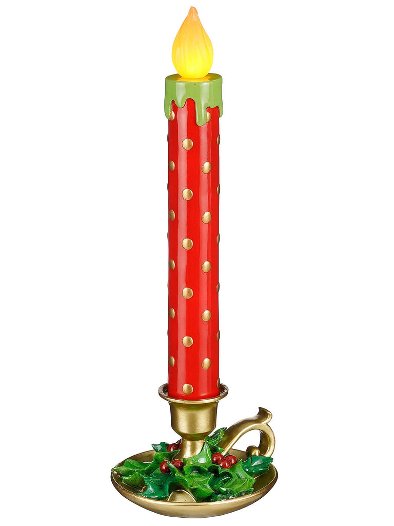 50cm B/O LED Candle - Red