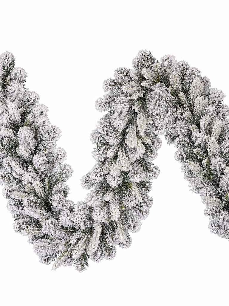Frosted Grimshaw Garland- 6ft