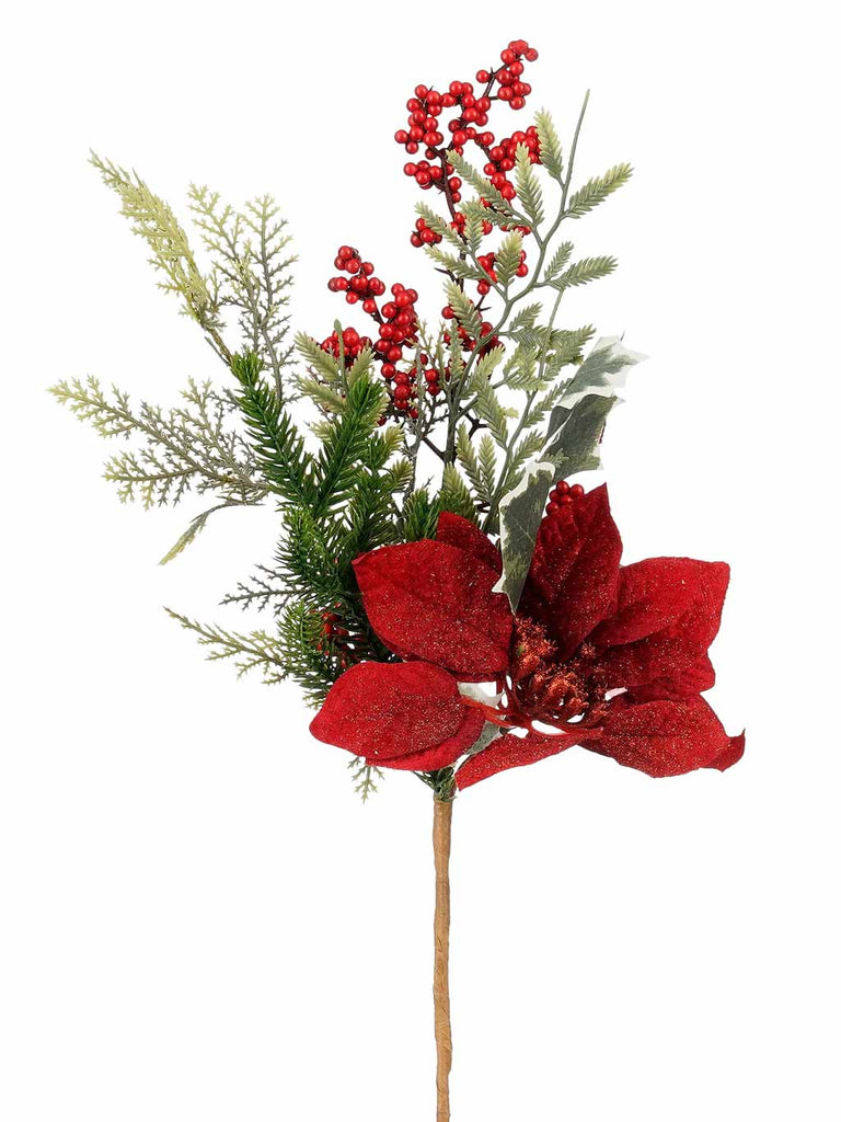 35cm Natalie Branch Red