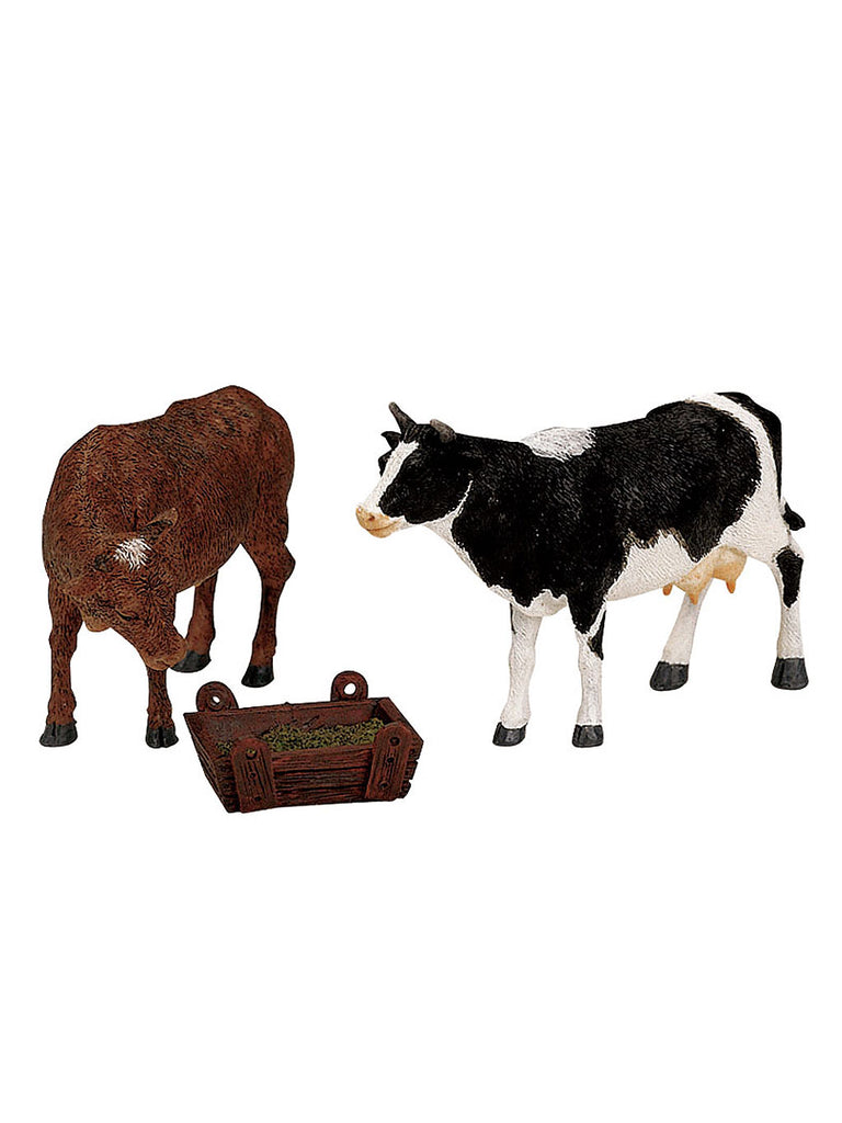 Feeding Cow & Bull, Set of 3