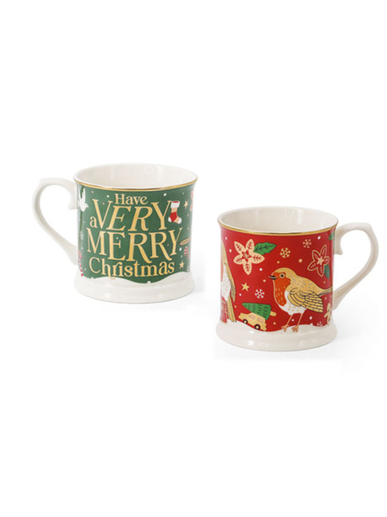Have a Very Merry Christmas Robin Tankards