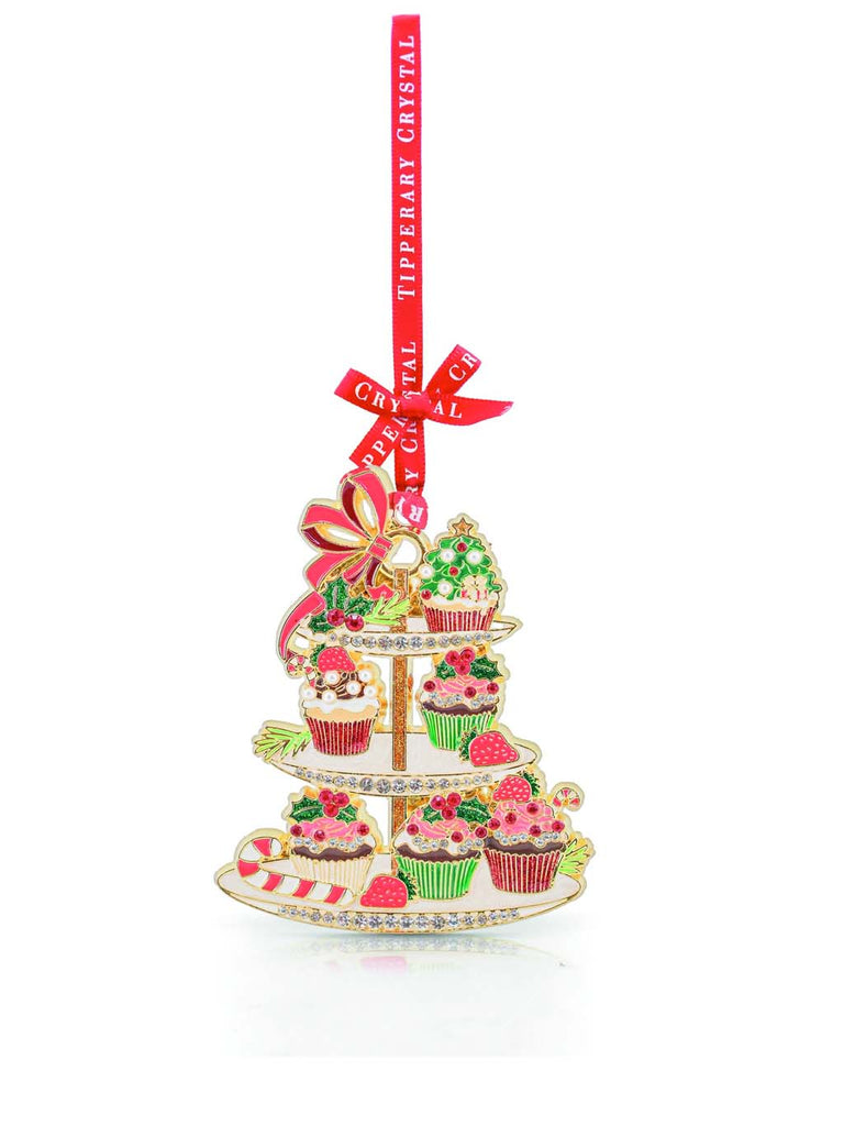 Sparkle Christmas Decoration - Tea Cake Stand