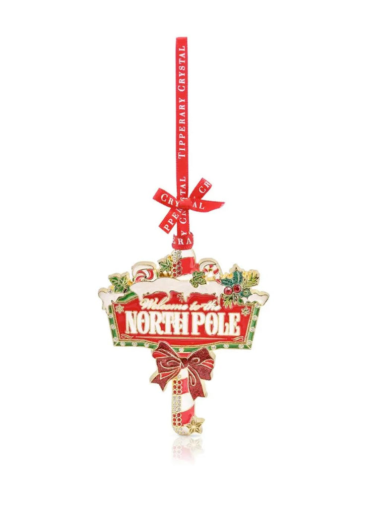 Sparkle North Pole Sign