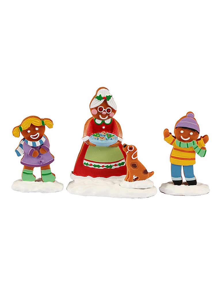 Mrs. Claus And Cookies, Set of 3