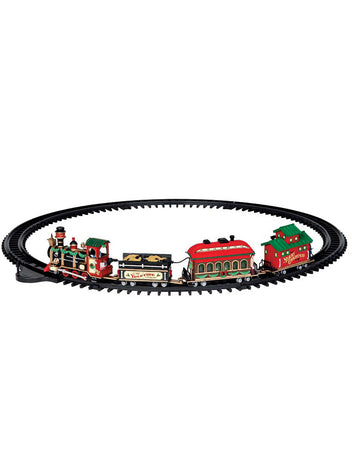 Mini train set for christmas village online