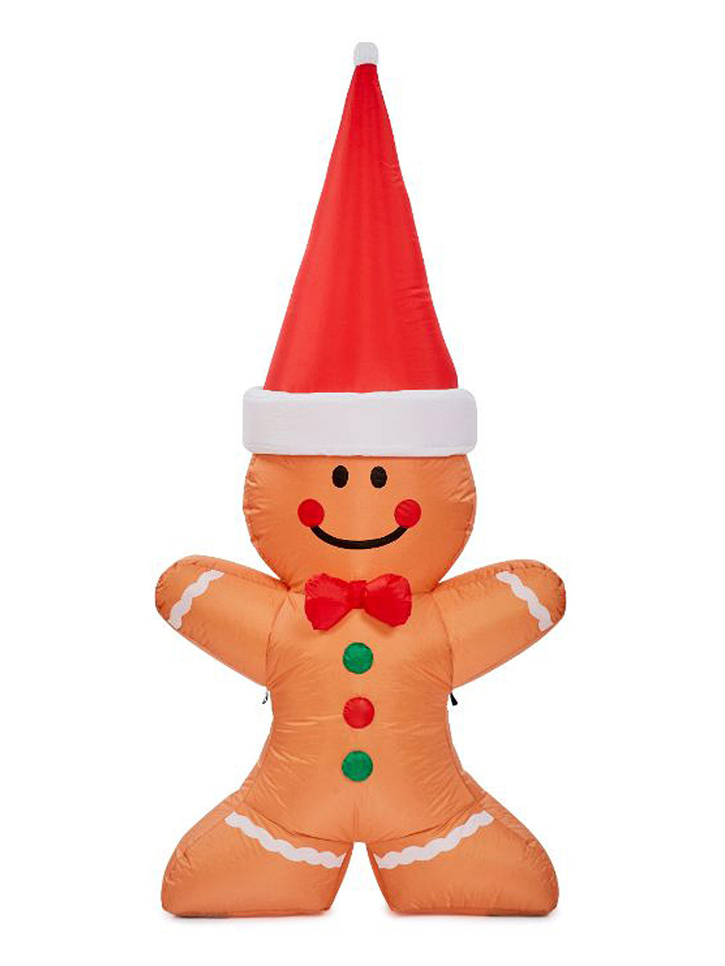 Holidayana 10 Ft Inflatable Christmas Train With Gingerbread Man - Retail $169
