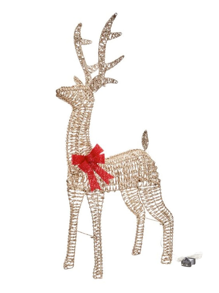 GlitterTwist Reindeer 80cm - Gold 80cm