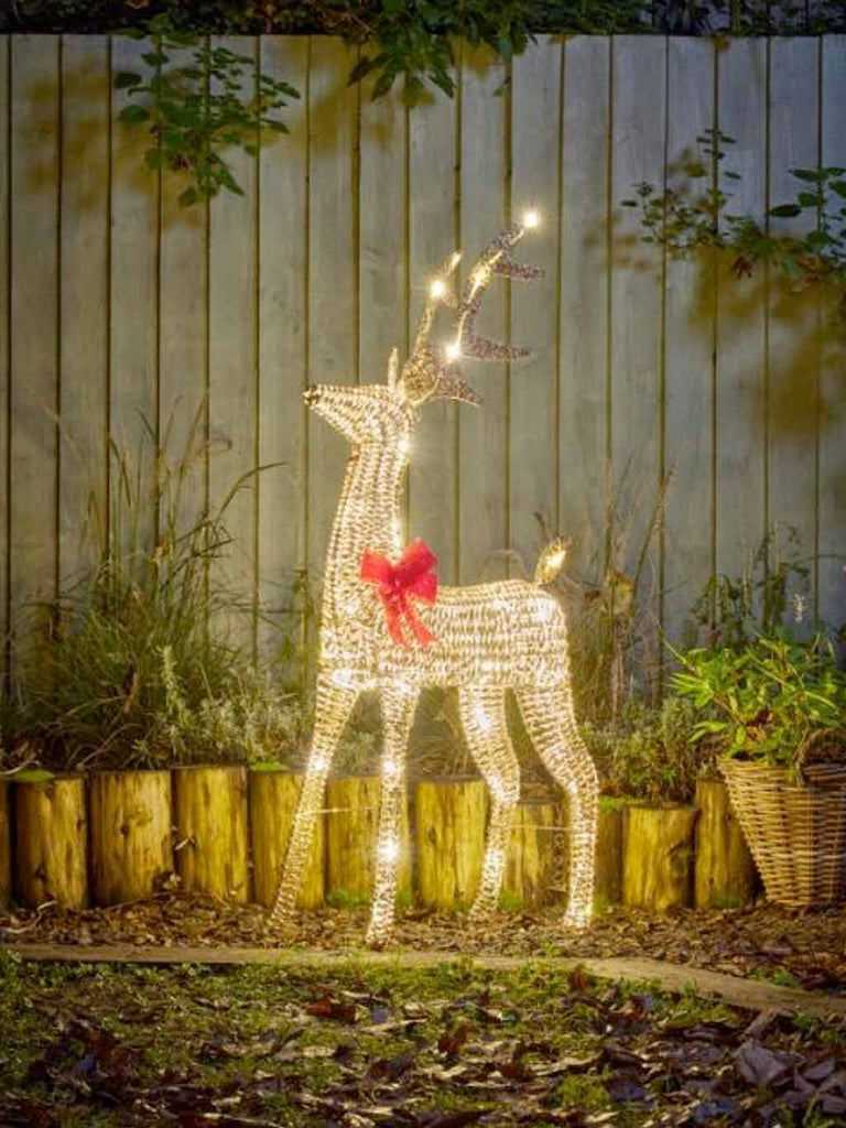 GlitterTwist Reindeer 100cm - Gold