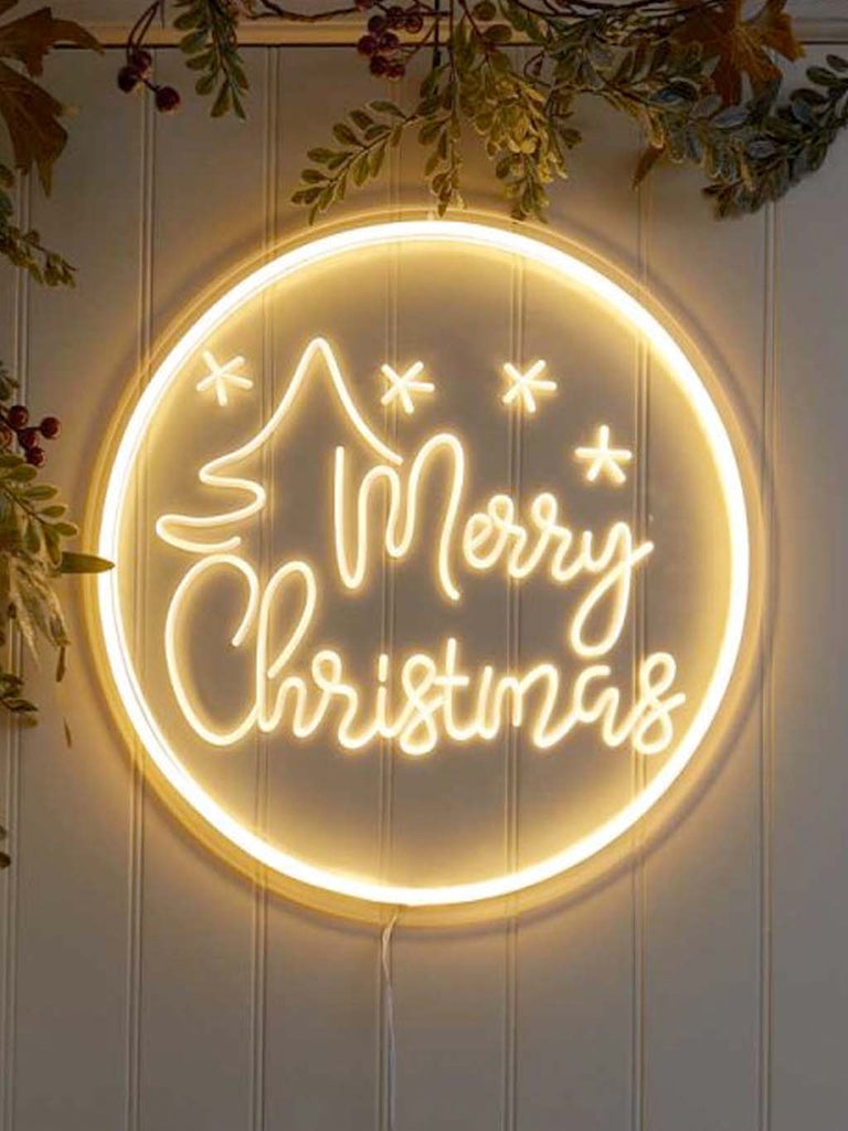 NeonEsque Merry Christmas Sign - 40cm