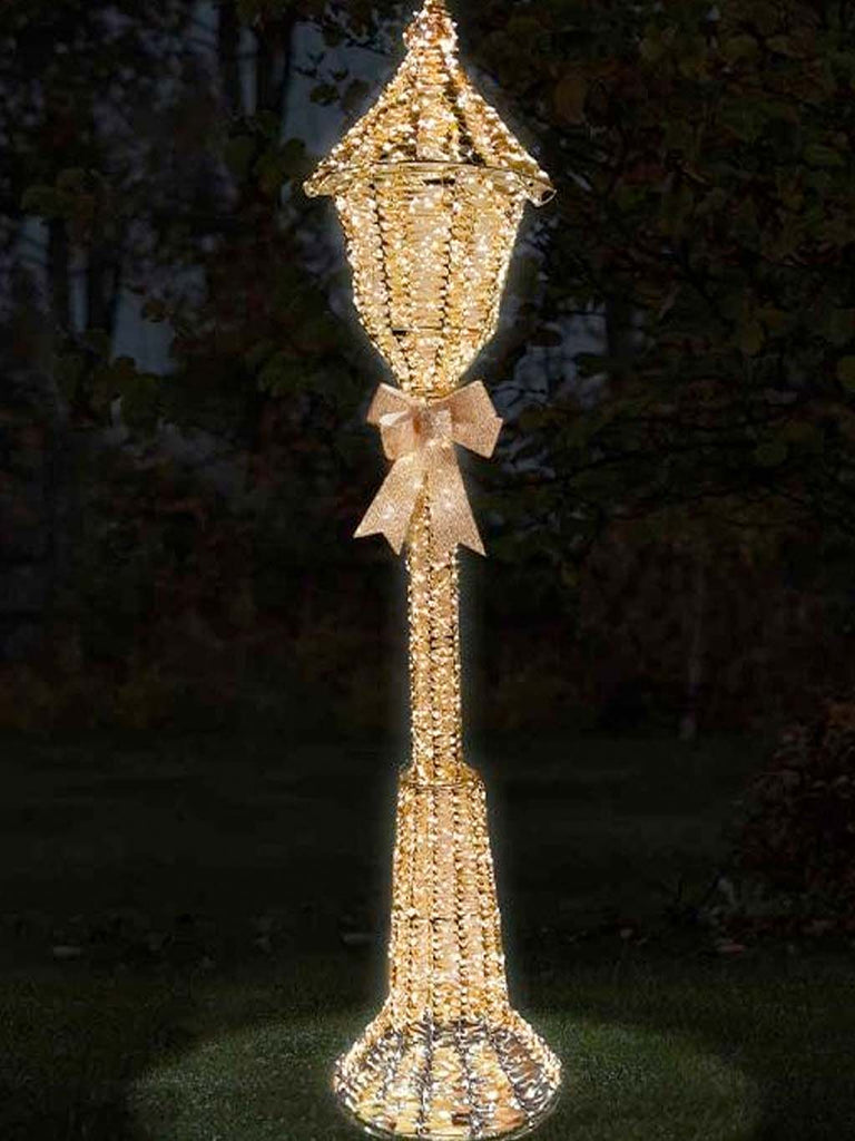 230cm GoldTwist Lamp Post