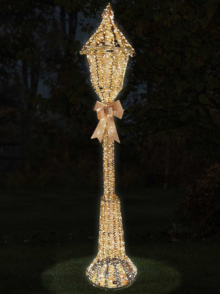 230cm GoldTwist Lamp Post