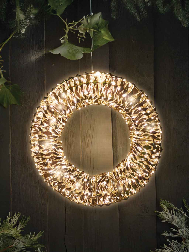 GoldTwist Wreath