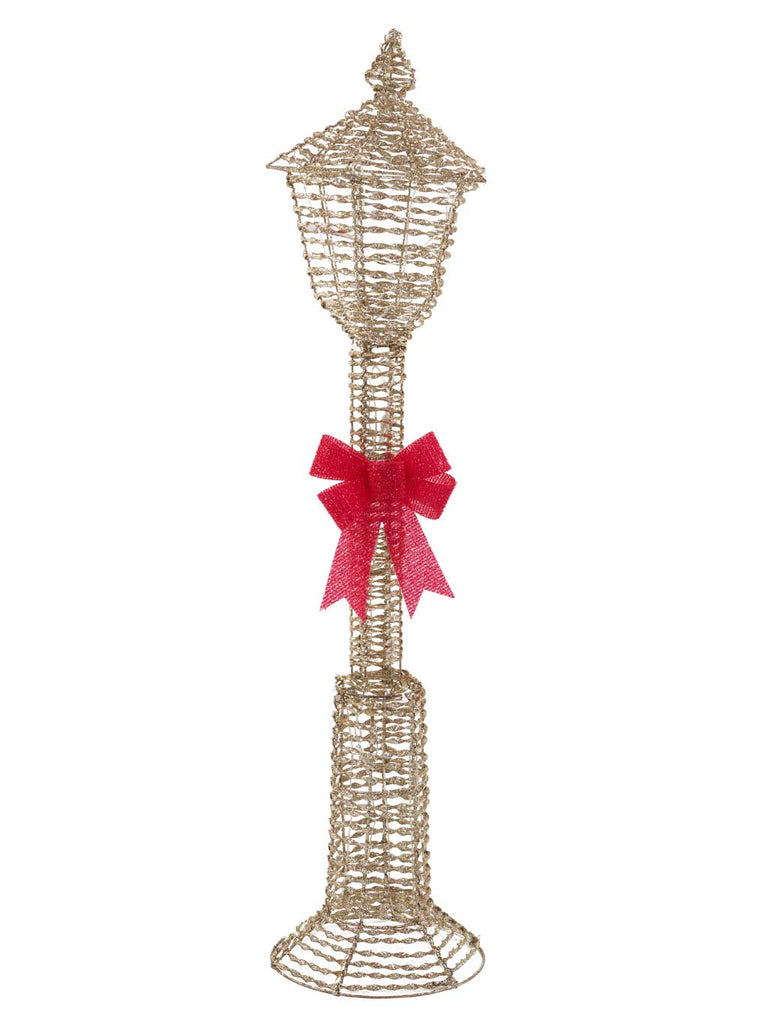 90cm GlitterTwist Lamp Post - Gold