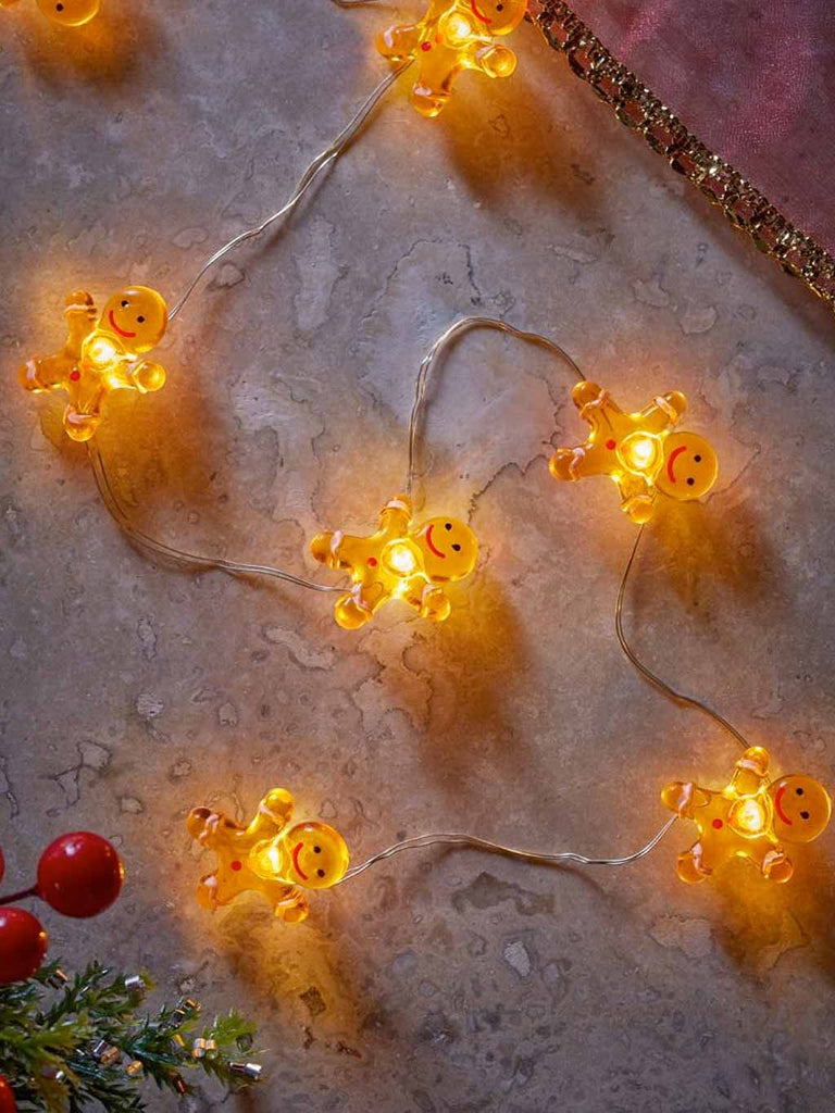 20 Character String Lights Gingerbread