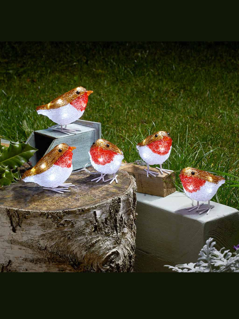 InLit Ice Robins - Set of 5