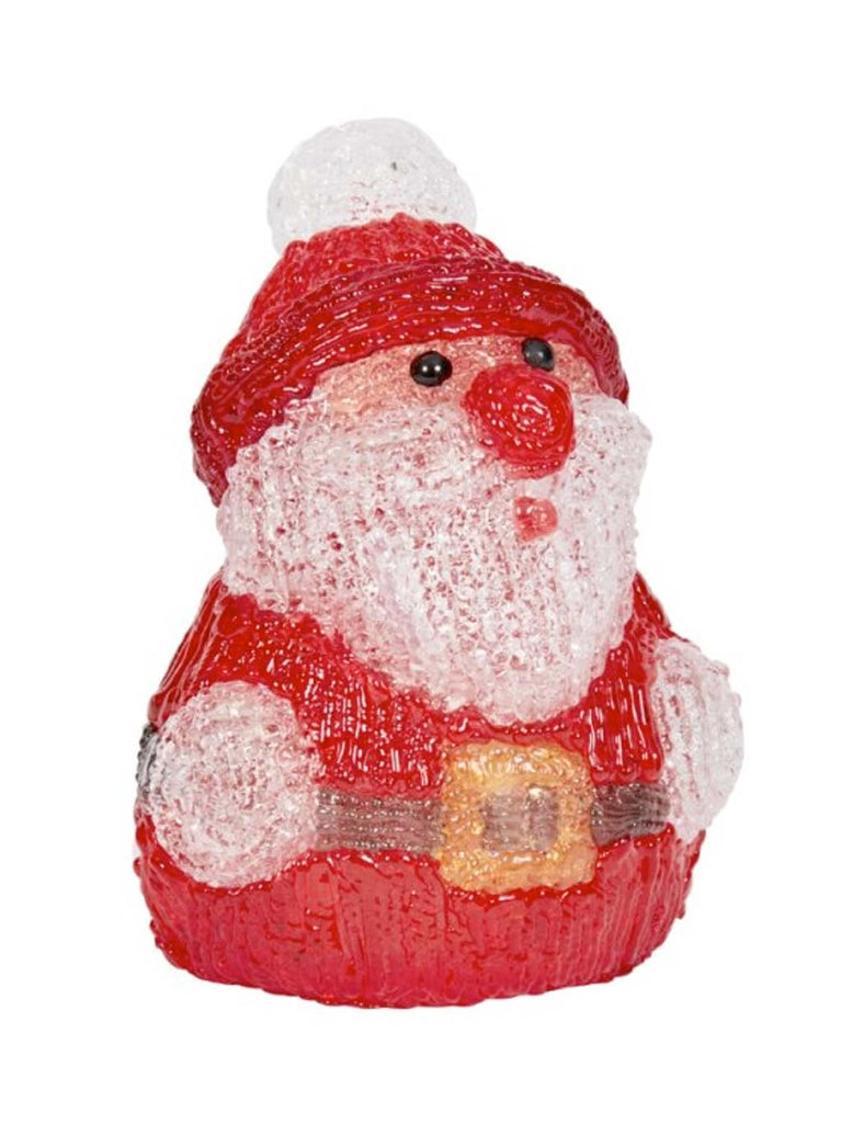 15cm InLit Ice DecoSanta