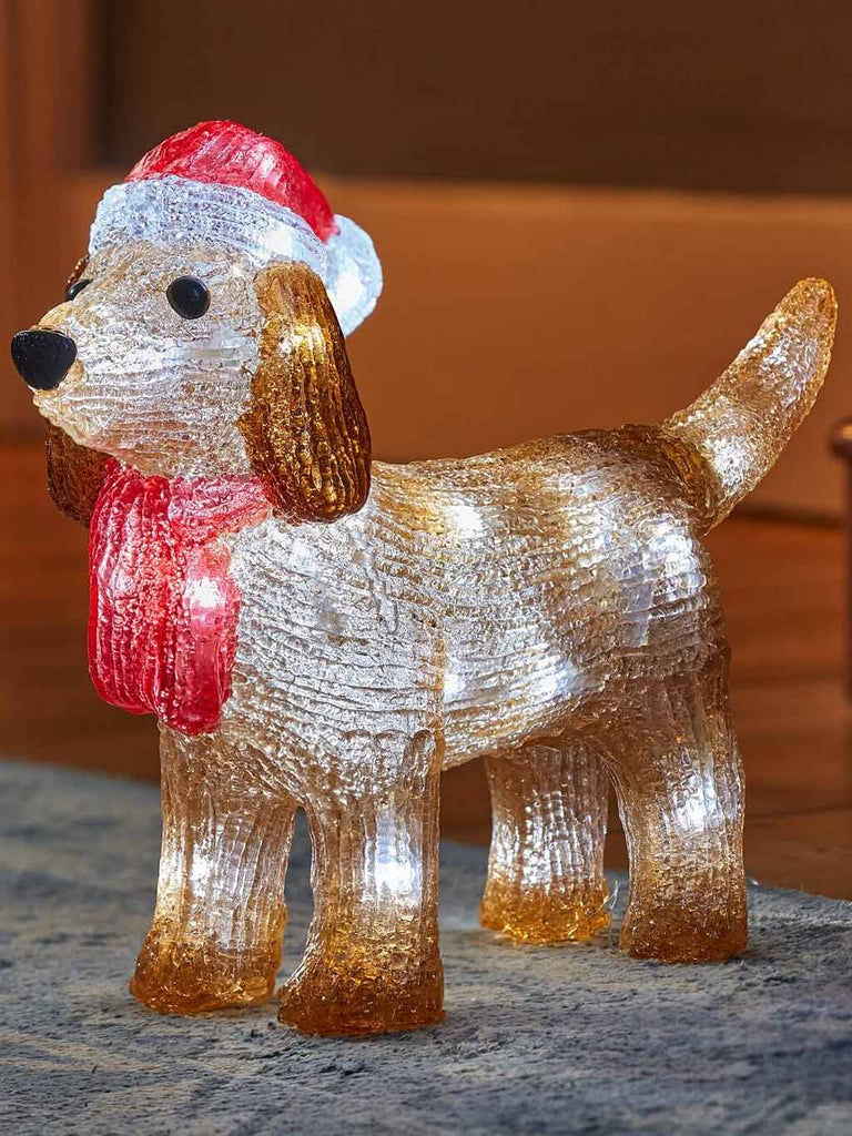 28cm InLit Ice Dachshund