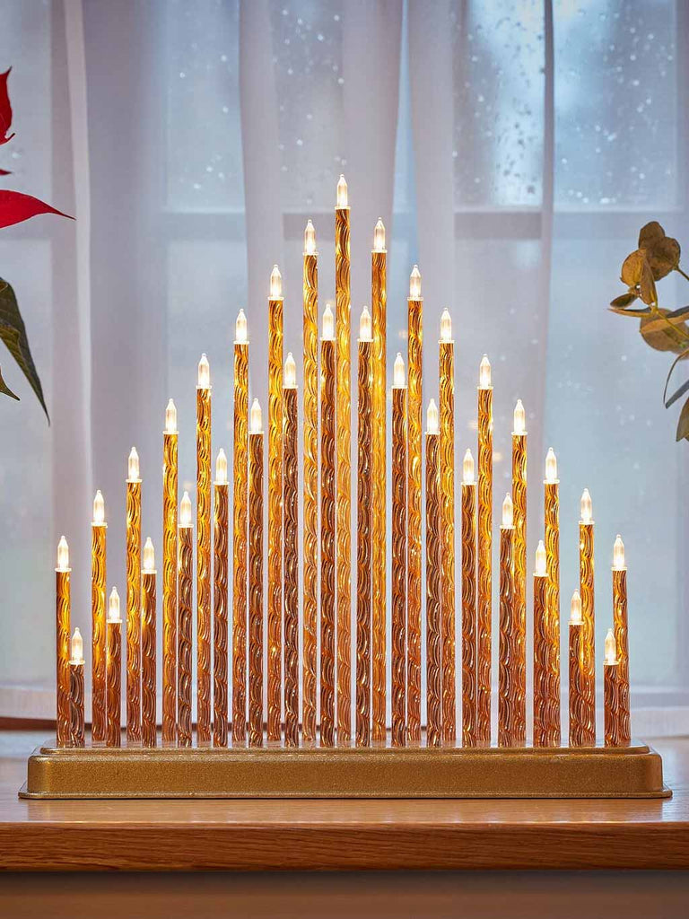 33 LED CandleBridge - Gold