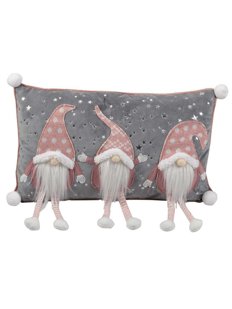 Gonklets! Cushion - Pink and Grey