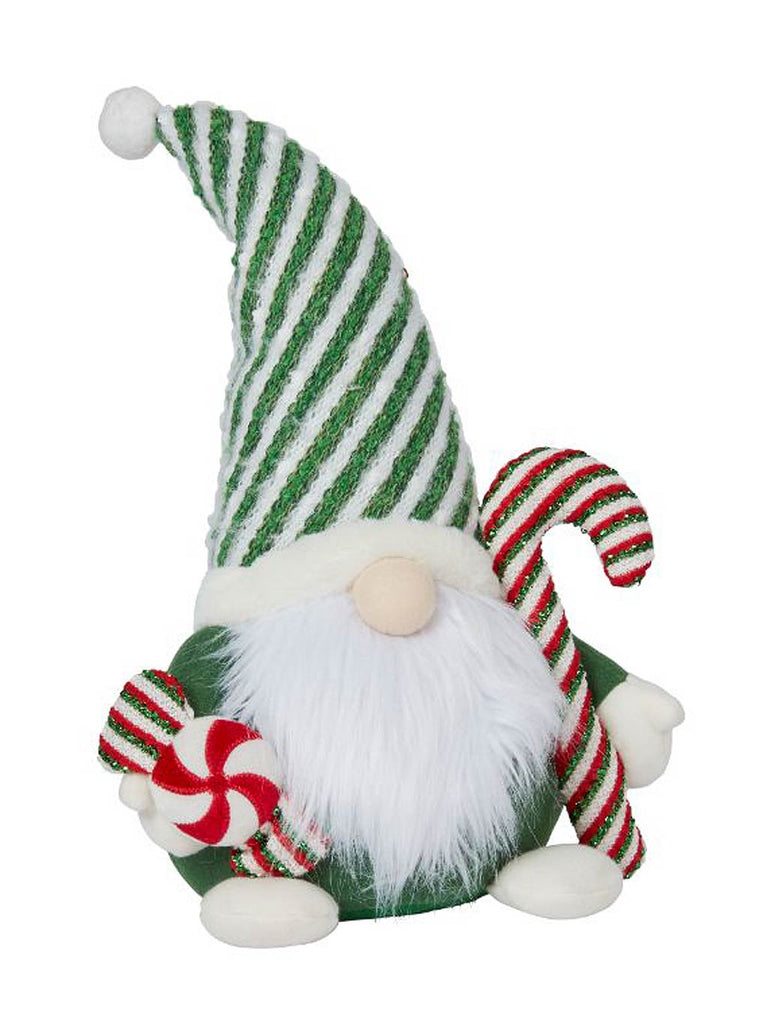 46cm Candy Cane Gonk - Green 