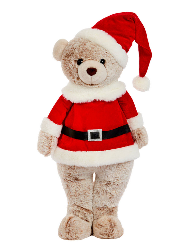Completo Babbo Natale Per Orsacchiotti - Taglia 35,6-45,7 Cm, Vestito Con Cappello E Giacca Rossa, Accessorio Per Peluche