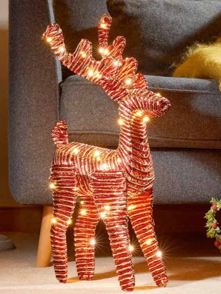 40cm Red & Gold Braid WonderDeer