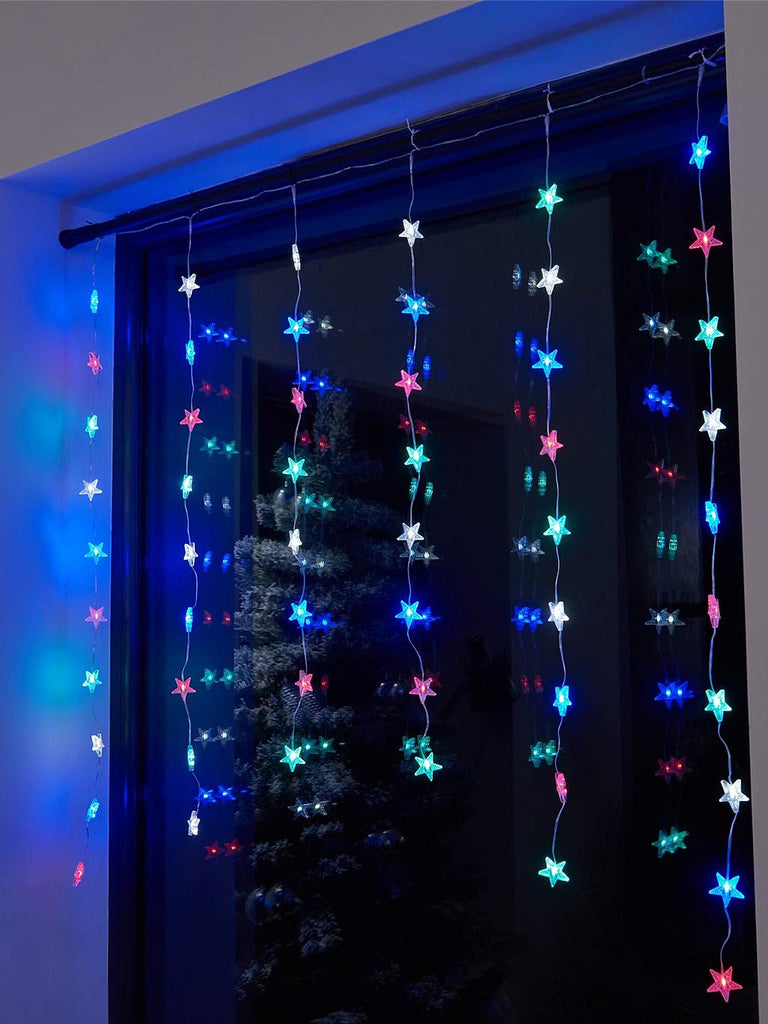 StarLight Curtain Lights B/O Multicolour