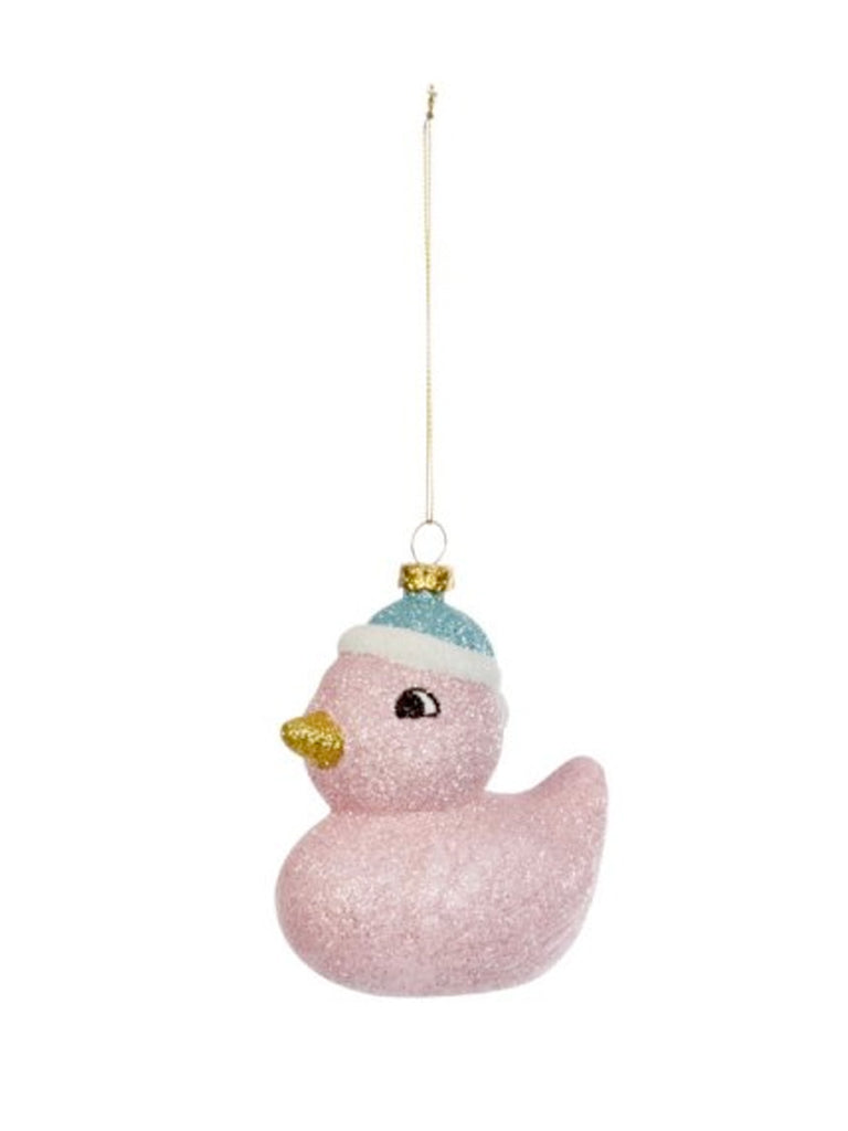 9cm Duck Pendant - Pink