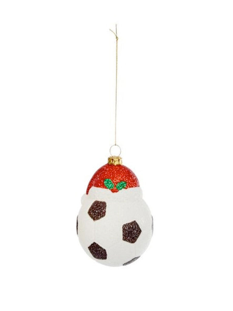 9cm Festive Football Pendant