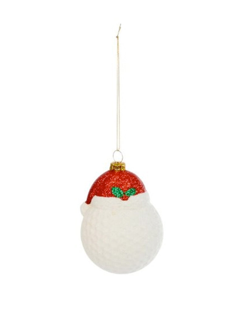 9cm Festive Golf Ball Pendant